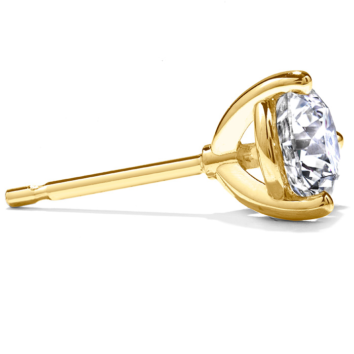 Three-Prong Stud Earrings