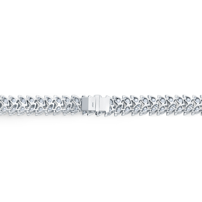 Aerial Dewdrop Double Line Bracelet
