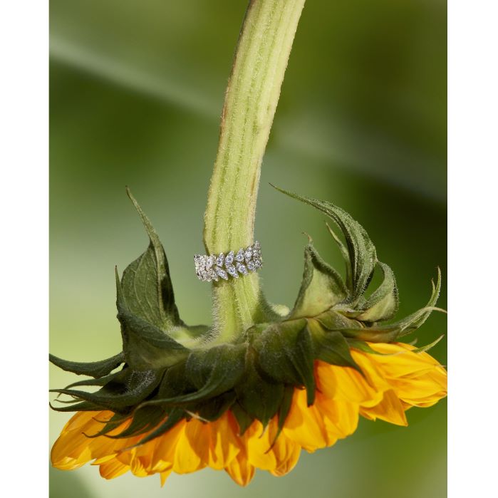 Aerial Double Dewdrop Ring