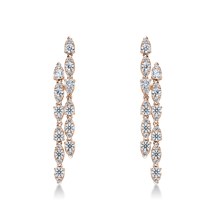 Aerial Double Dewdrop Stiletto Earrings