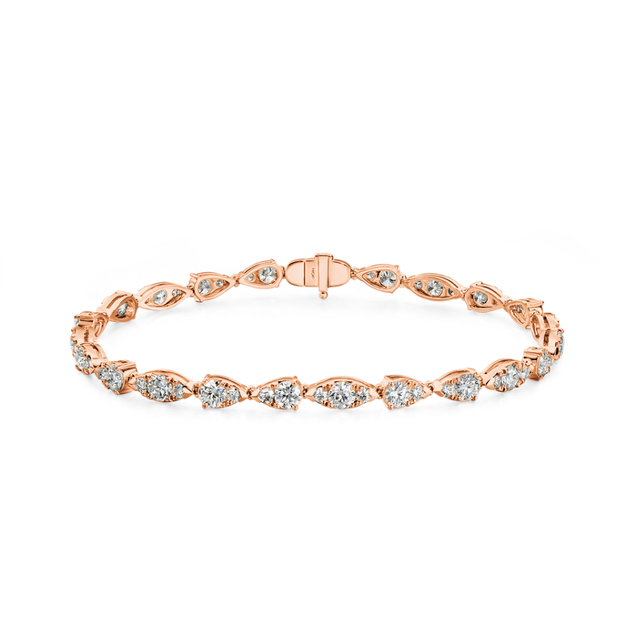 Aerial Dewdrop Line Bracelet Medium