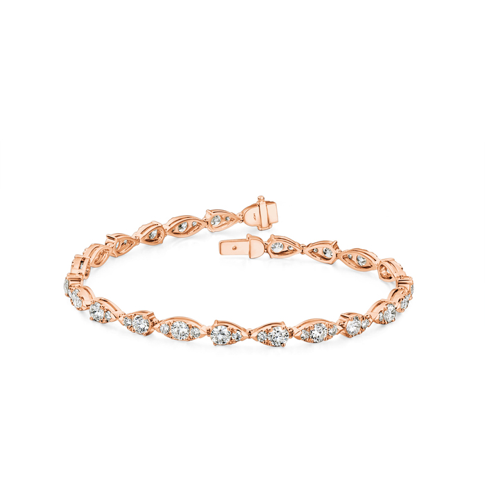 Aerial Dewdrop Line Bracelet Medium
