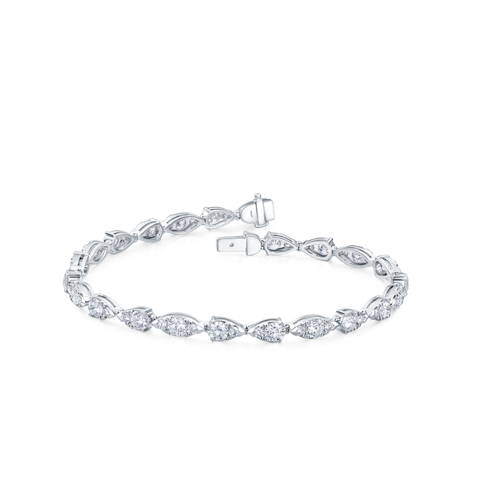 Aerial Dewdrop Line Bracelet Medium