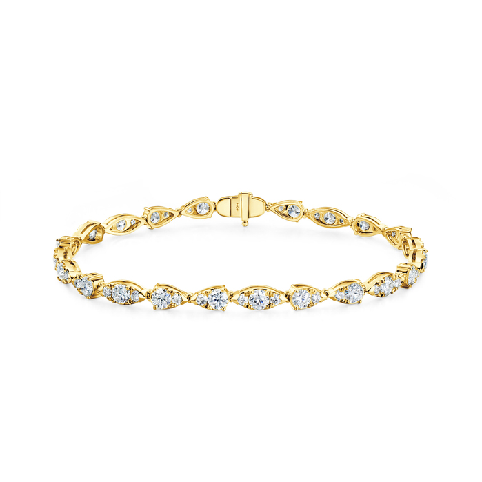 Aerial Dewdrop Line Bracelet Medium