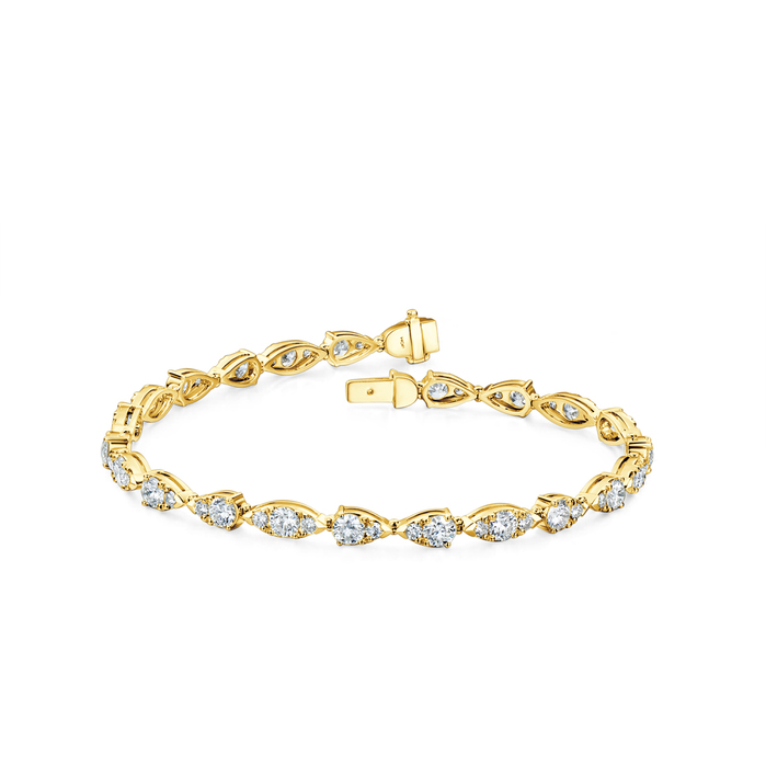 Aerial Dewdrop Line Bracelet Medium