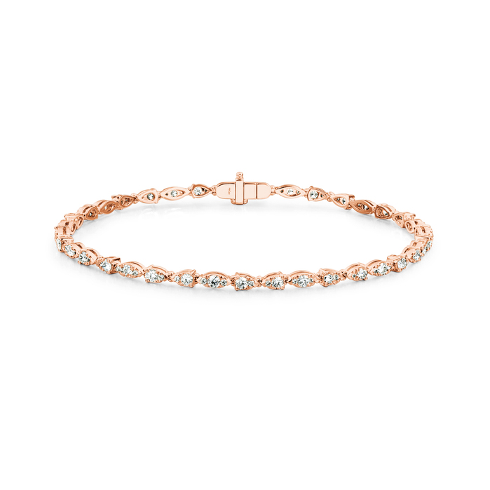 Aerial Dewdrop Line Bracelet Small
