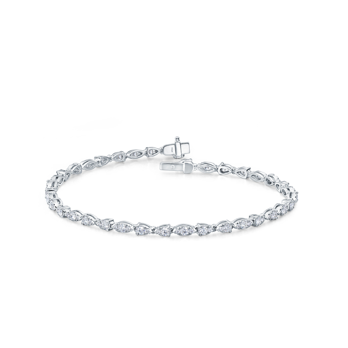 Aerial Dewdrop Line Bracelet Small