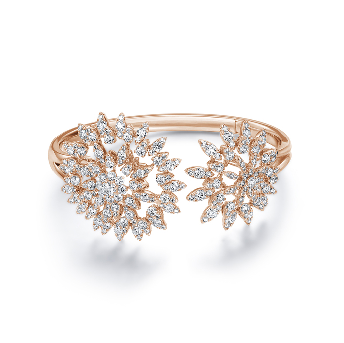 Aerial Double Sunburst Bangle