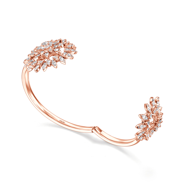 Aerial Double Sunburst Bangle