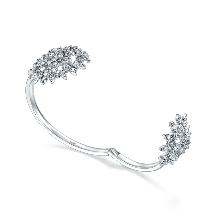 Aerial Double Sunburst Bangle