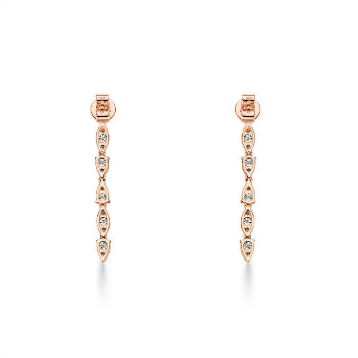 Aerial Dewdrop Stiletto Earrings