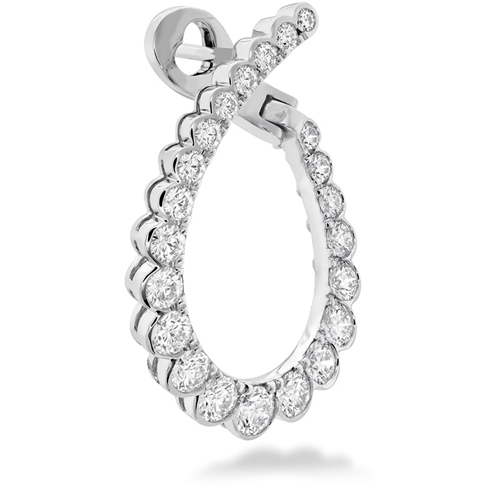 Aerial Regal Diamond Hoop Large