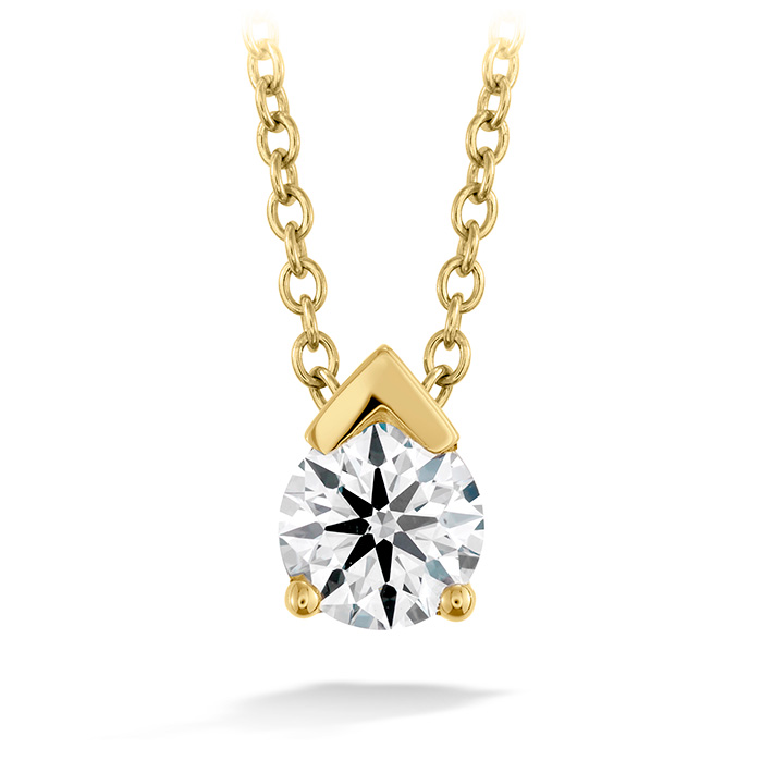 Aerial Single Diamond Pendant