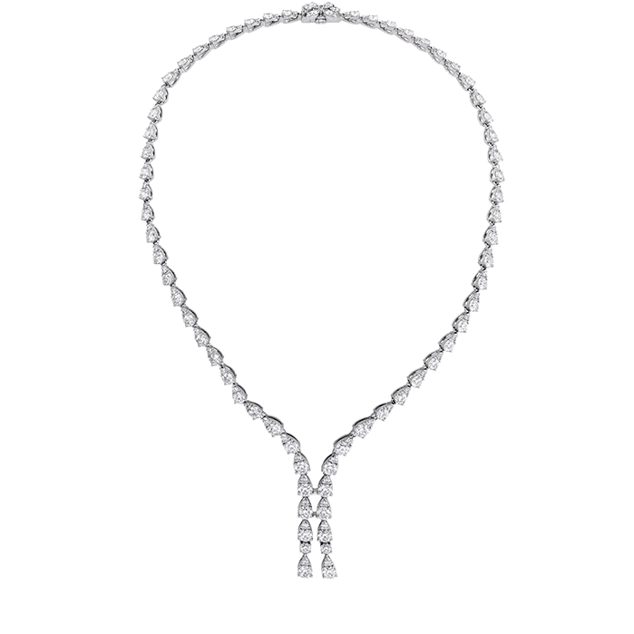 Aerial Teardrop Drop Necklace