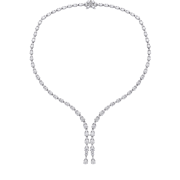 Aerial Teardrop Drop Necklace