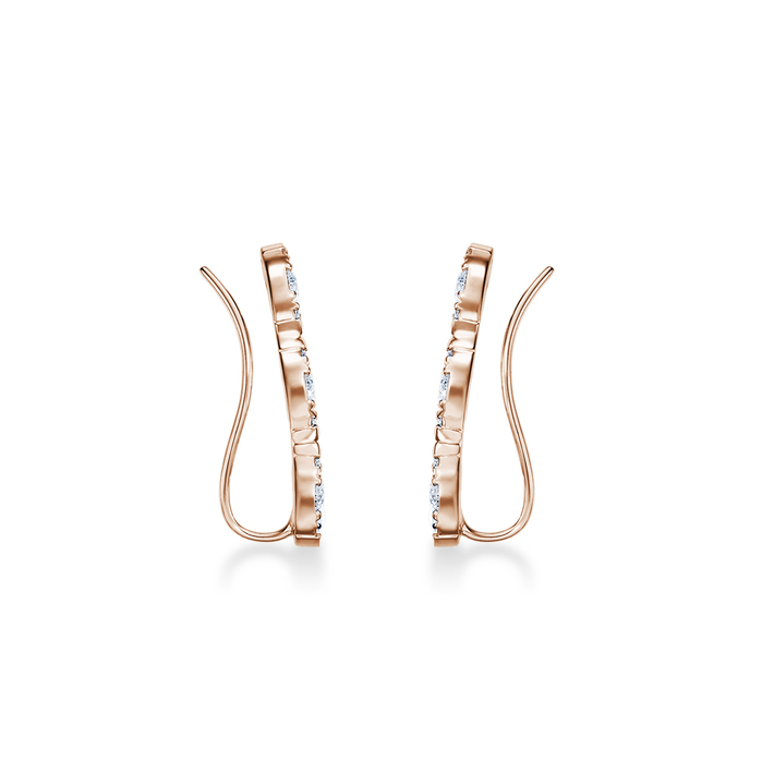 Aerial Marquis Earring Climbers