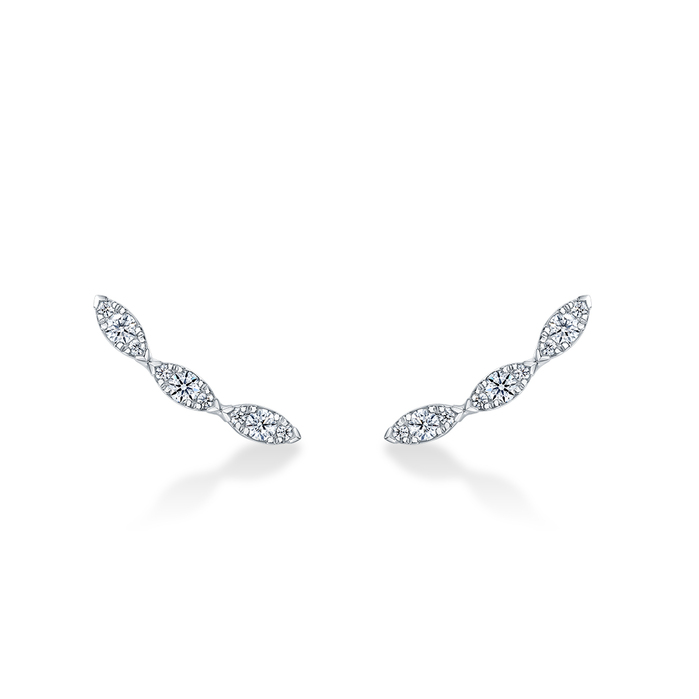 Aerial Marquis Earring Climbers