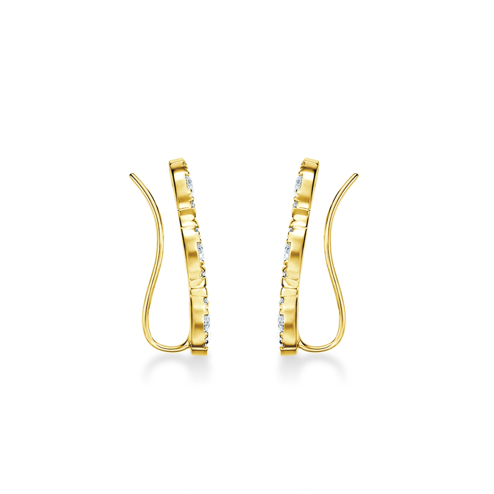 Aerial Marquis Earring Climbers