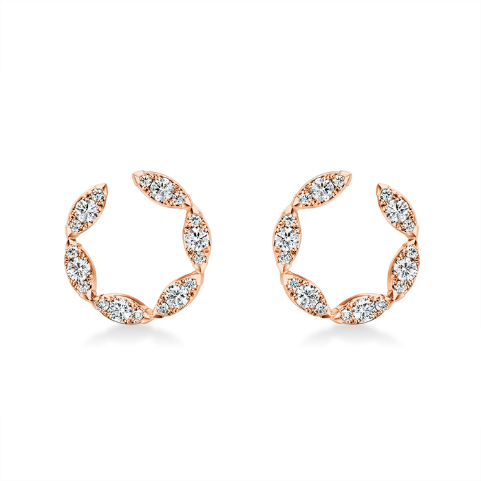 Aerial Marquise Wrap Earrings Large