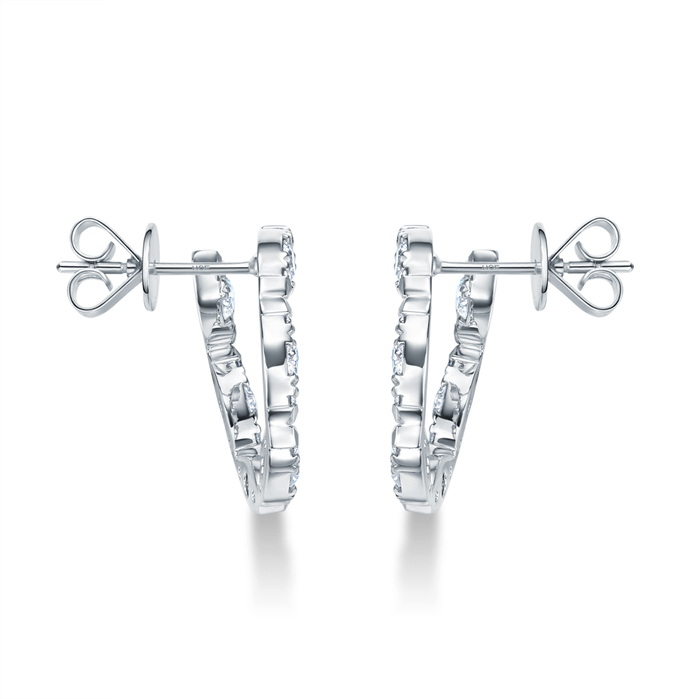 Aerial Marquise Wrap Earrings Large