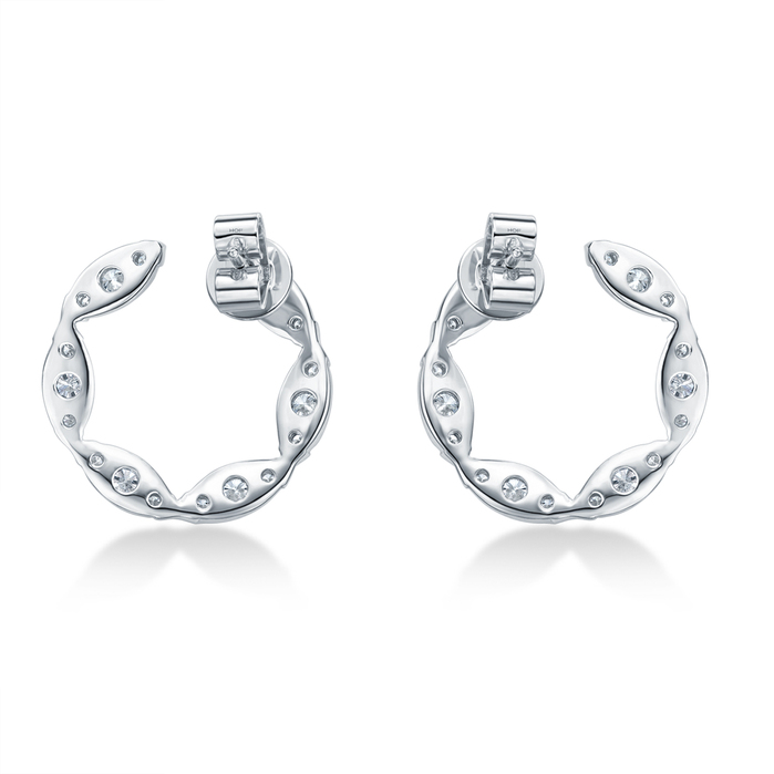 Aerial Marquise Wrap Earrings Large