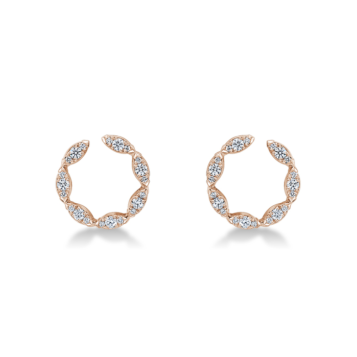 Aerial Marquise Wrap Earrings Small - Complete Piece