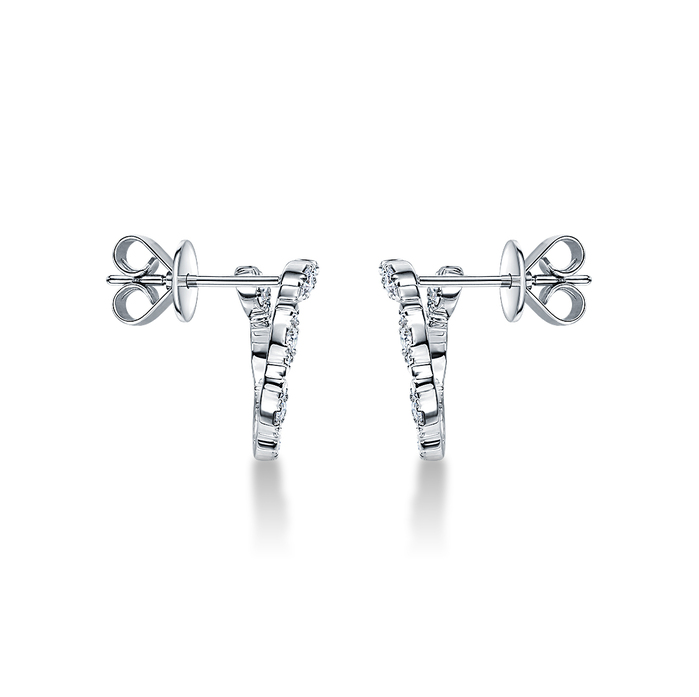 Aerial Marquise Wrap Earrings Small - Complete Piece
