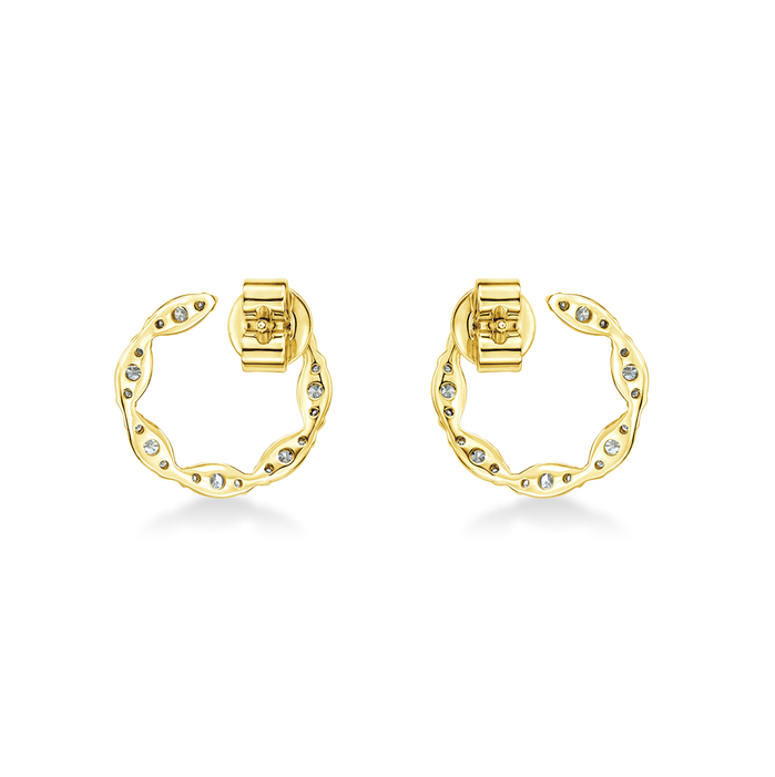 Aerial Marquise Wrap Earrings Small - Complete Piece