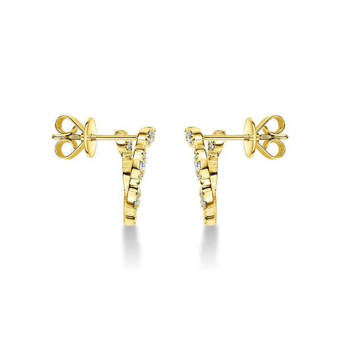 Aerial Marquise Wrap Earrings Small - Complete Piece