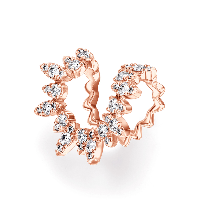 Aerial Sunburst Ear Cuff