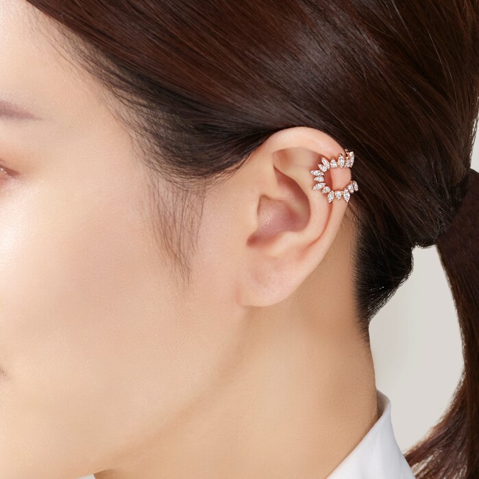 Aerial Sunburst Ear Cuff