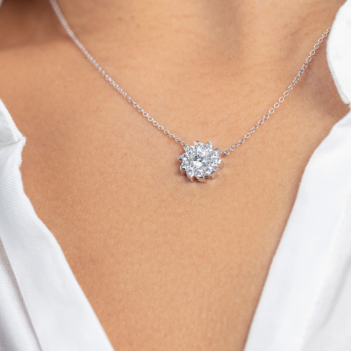 Aerial Sol Halo Necklace