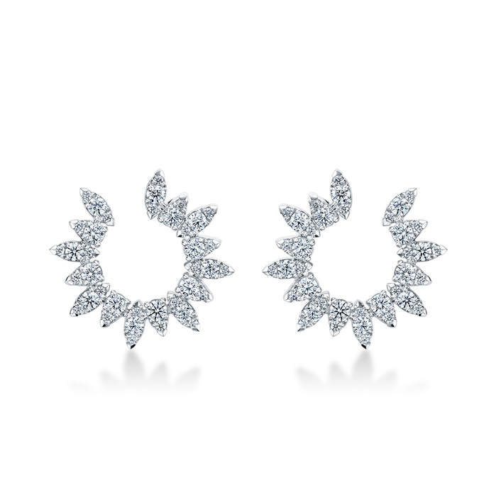 Aerial Sunburst Wrap Earring Large