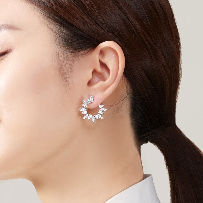 Aerial Sunburst Wrap Earring Large