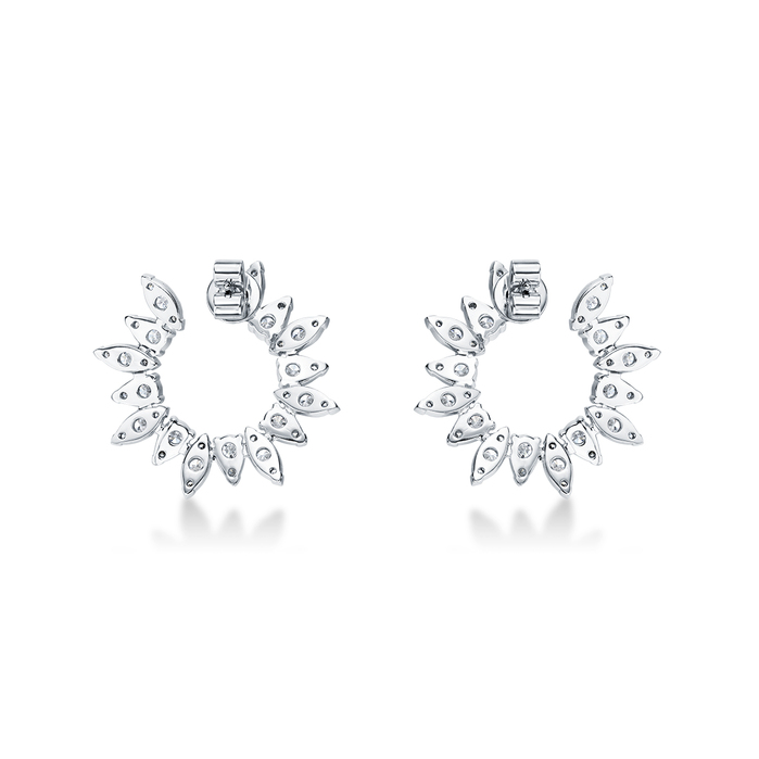 Aerial Sunburst Wrap Earring Large