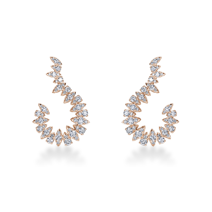 Aerial Twisted Sunburst Earrings