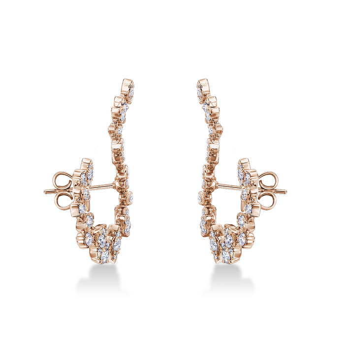 Aerial Twisted Sunburst Earrings