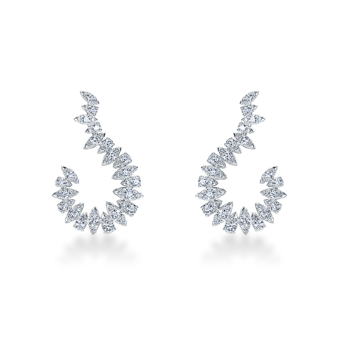Aerial Twisted Sunburst Earrings