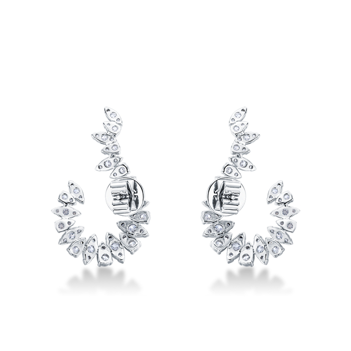 Aerial Twisted Sunburst Earrings