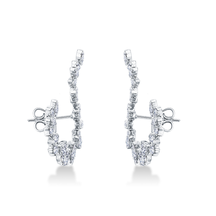 Aerial Twisted Sunburst Earrings
