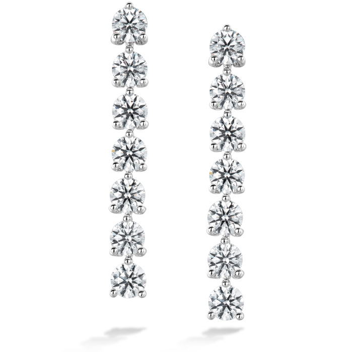 Cascade Stiletto Earring 7 Stone