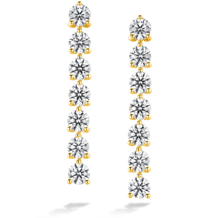 Cascade Stiletto Earring 7 Stone