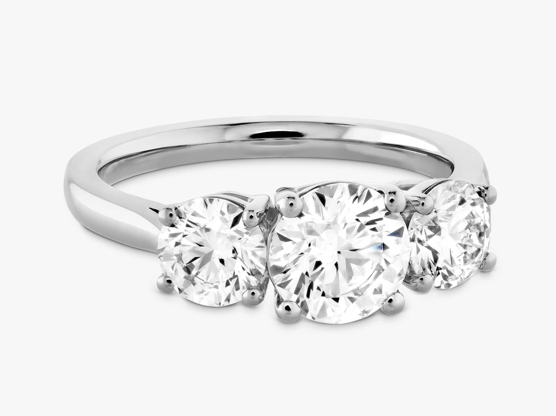 Three Stone Engagement Ring