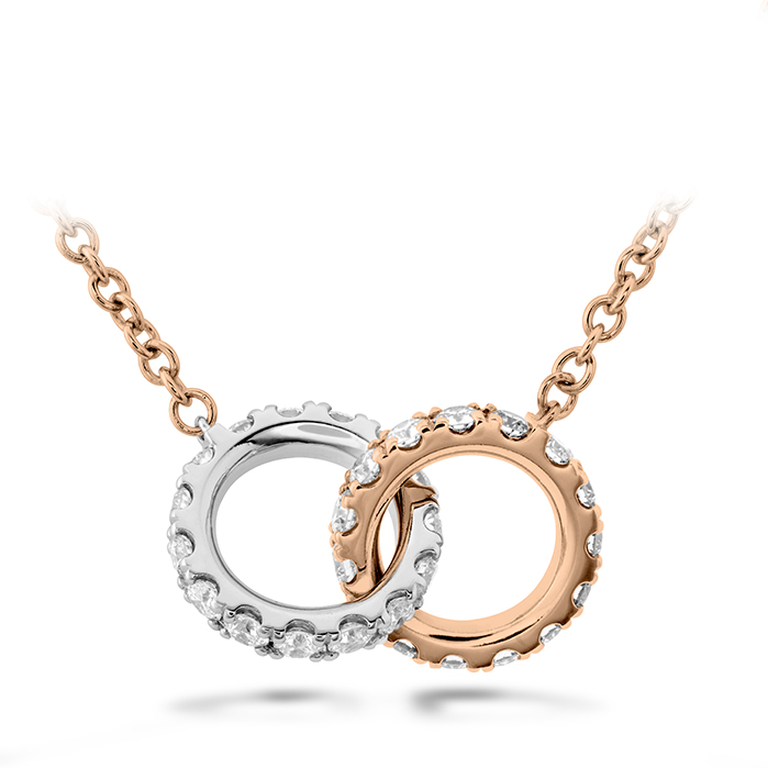 HOF Classic Diamond Interlocking Pendant