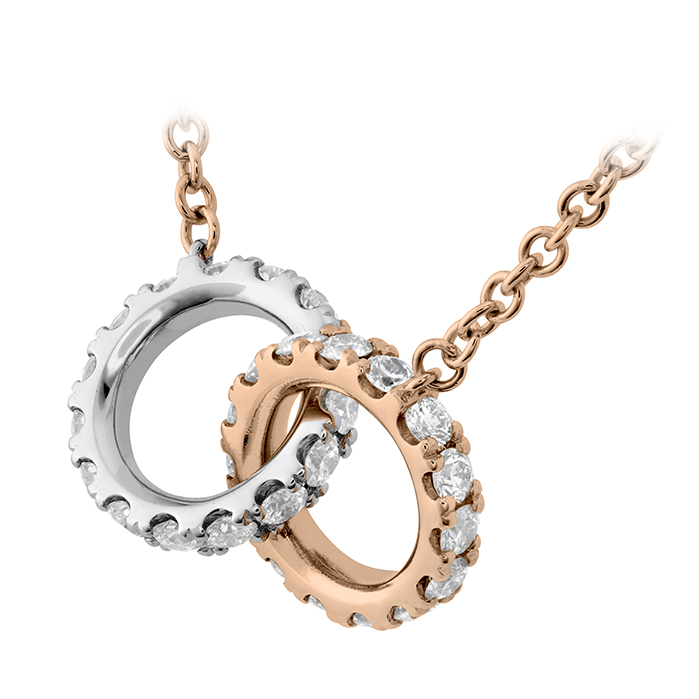 HOF Classic Diamond Interlocking Pendant