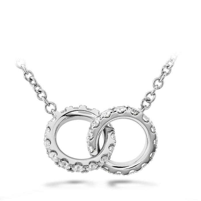 HOF Classic Diamond Interlocking Pendant