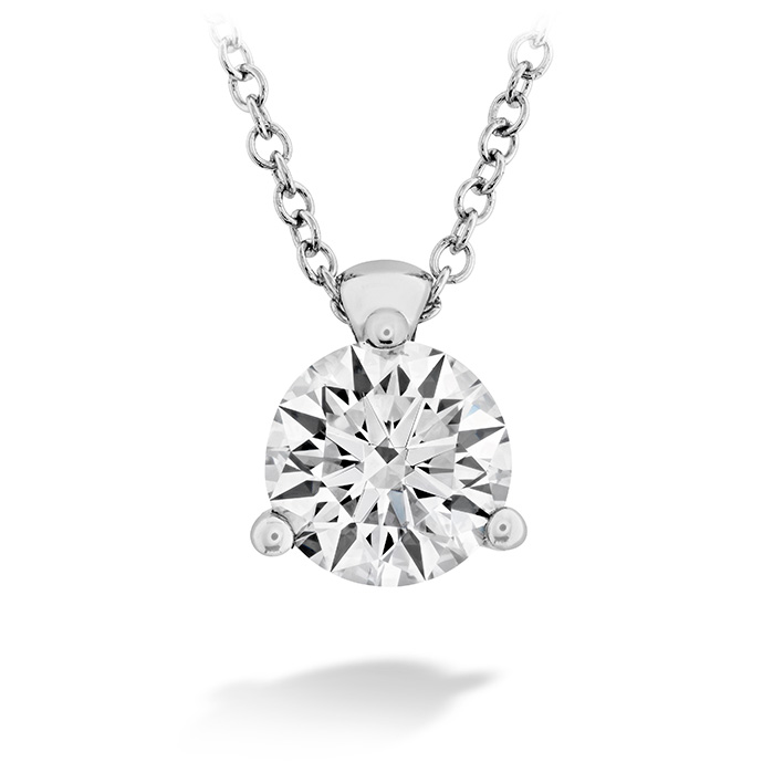 HOF Classic 3 Prong Solitaire Pendant