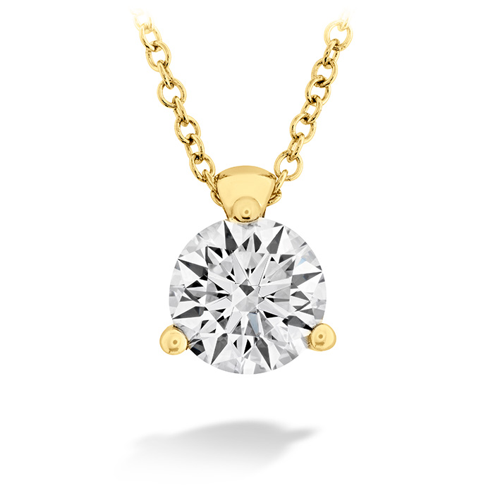 HOF Classic 3 Prong Solitaire Pendant