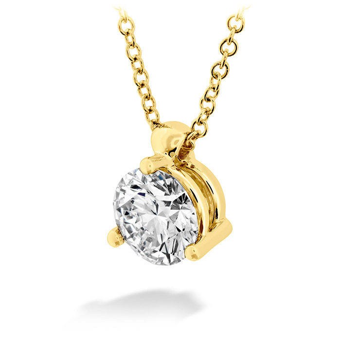 HOF Classic 3 Prong Solitaire Pendant