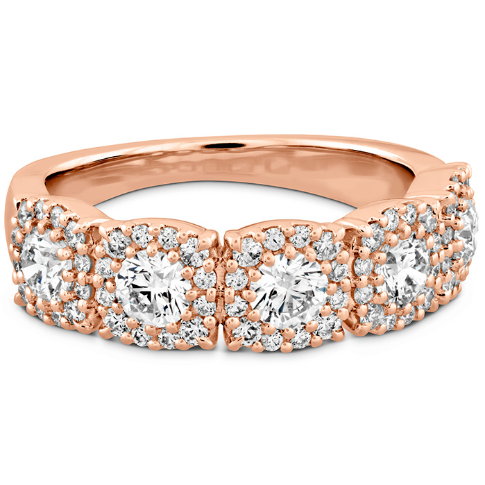 HOF Custom Halo Diamond Band